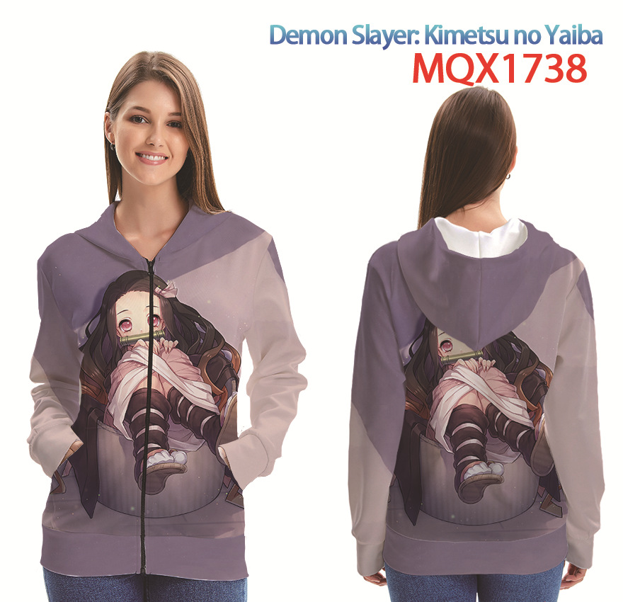 demon slayer anime 3d printed hoodie 2xs to 4xl