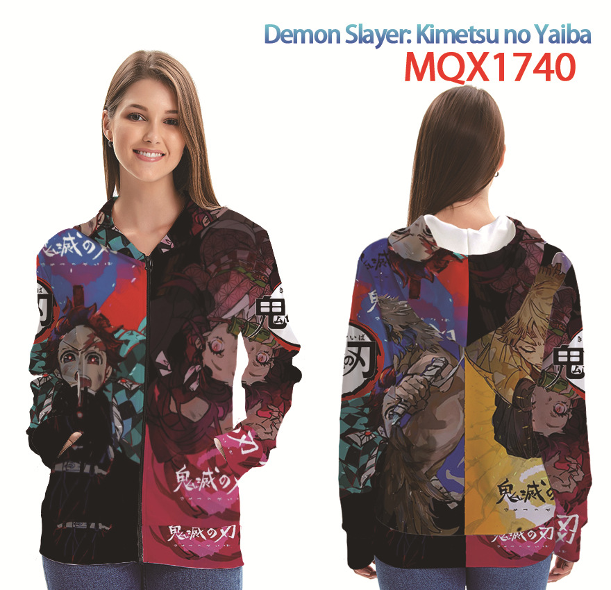 demon slayer anime 3d printed hoodie 2xs to 4xl