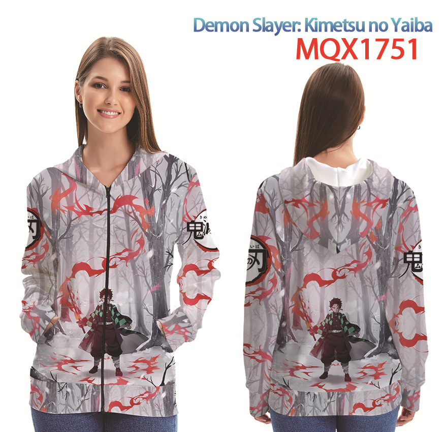 demon slayer anime 3d printed hoodie 2xs to 4xl