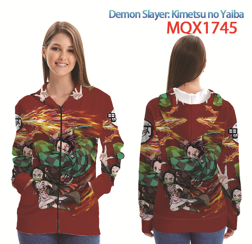 demon slayer anime 3d printed hoodie 2xs to 4xl