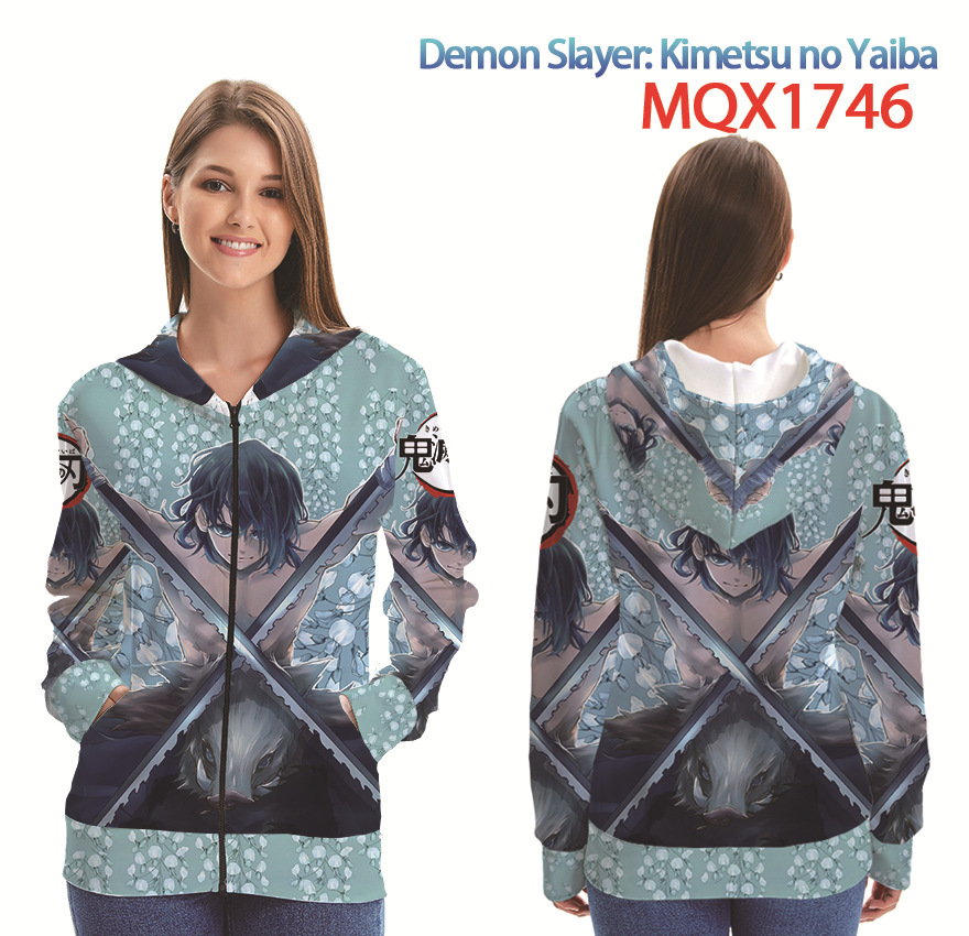 demon slayer anime 3d printed hoodie 2xs to 4xl