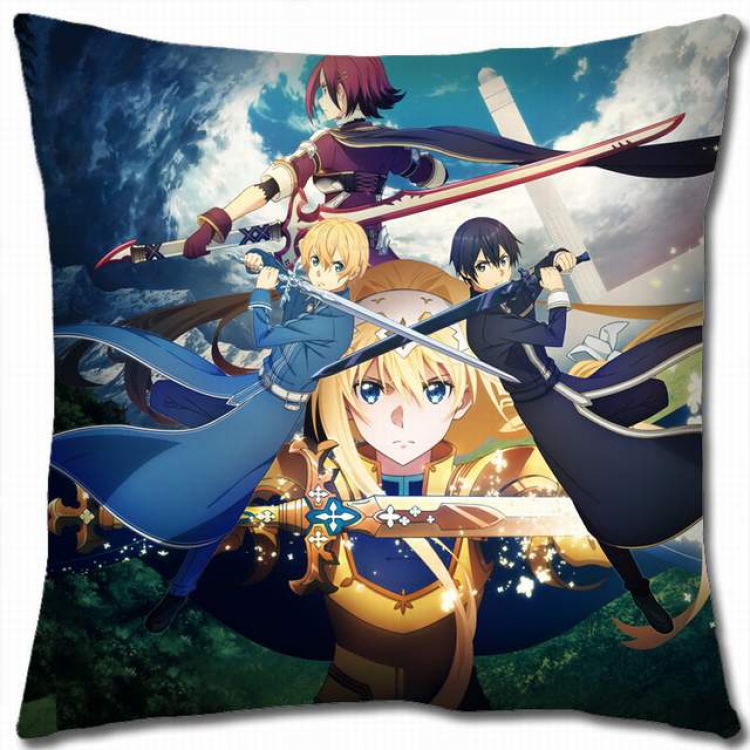 Sword Art Online Double-sided full color pillow cushion 45X45CM-d5-285