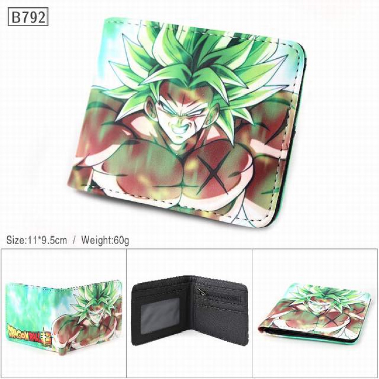 Dragon Ball Full color PU twill two fold short wallet 11X9.5CM 60G-B792