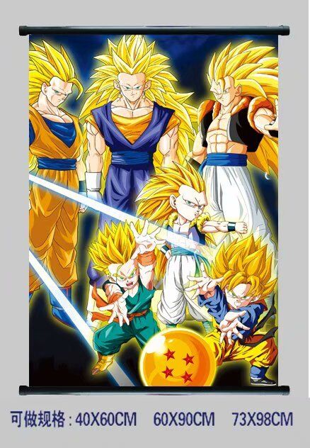 dragon ball anime wallscroll 60*90cm