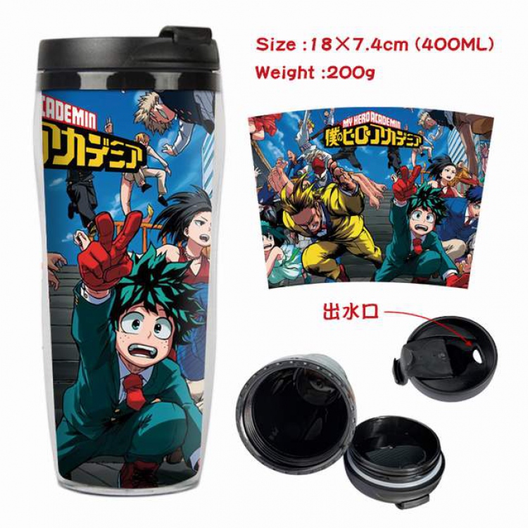 My Hero Academia Starbucks Leakproof Insulation cup Kettle 18X7.4CM 400ML Style B