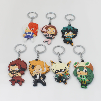 my hero academia anime keychain