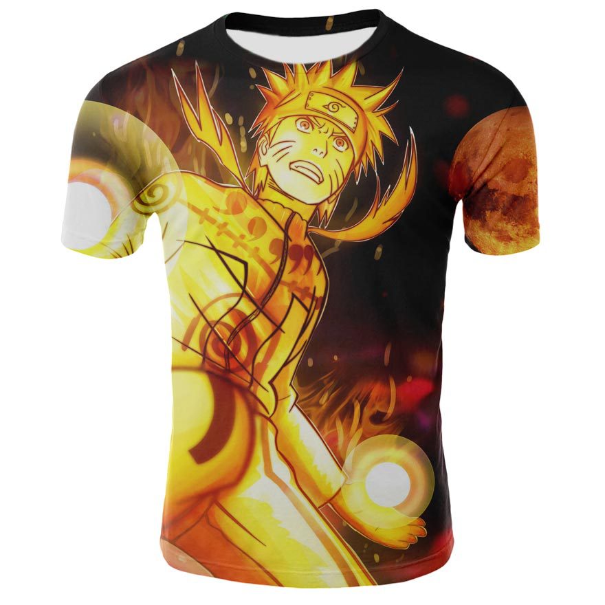 naruto anime 3d printed tshirt 2xs to 4xl