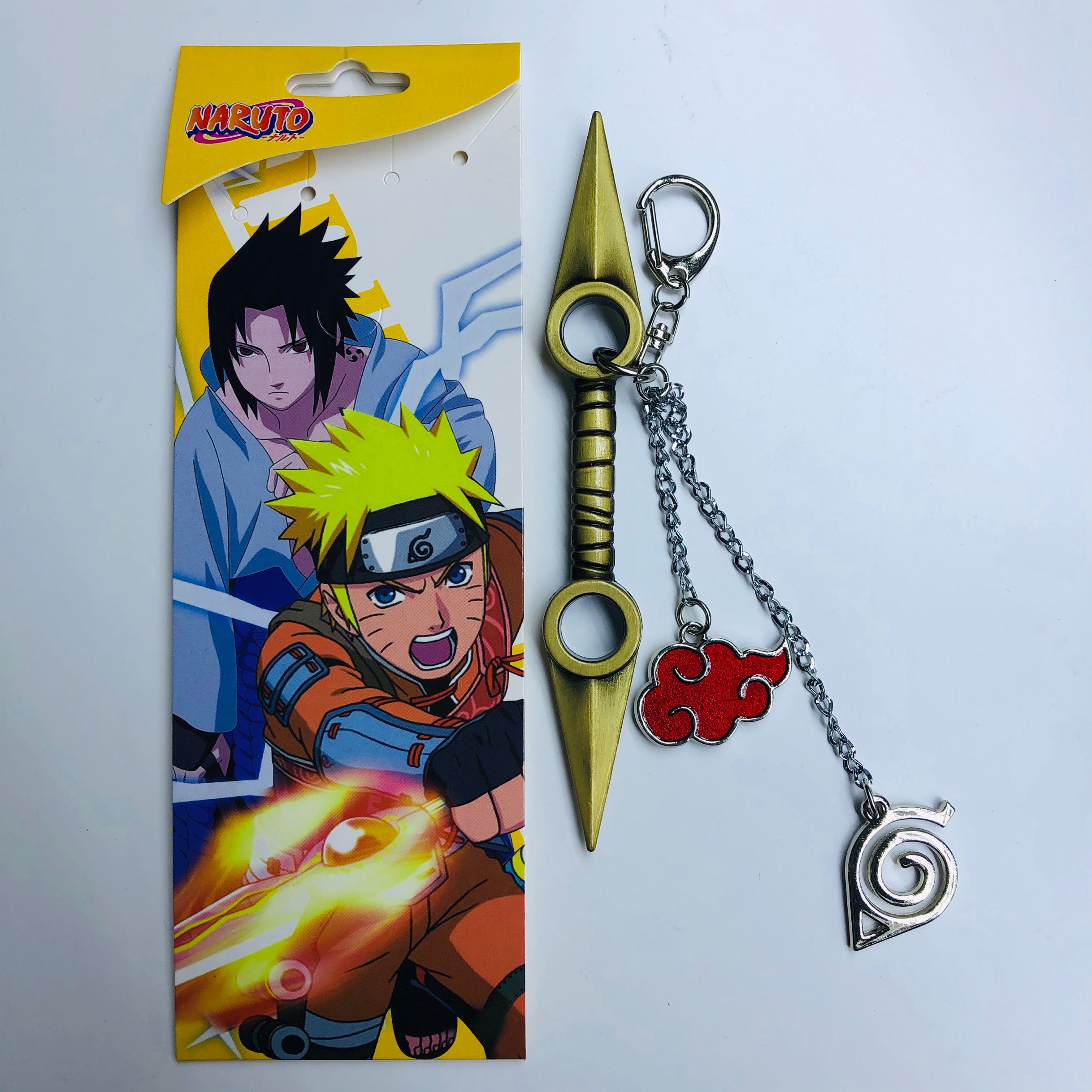 naruto anime weapon keychain