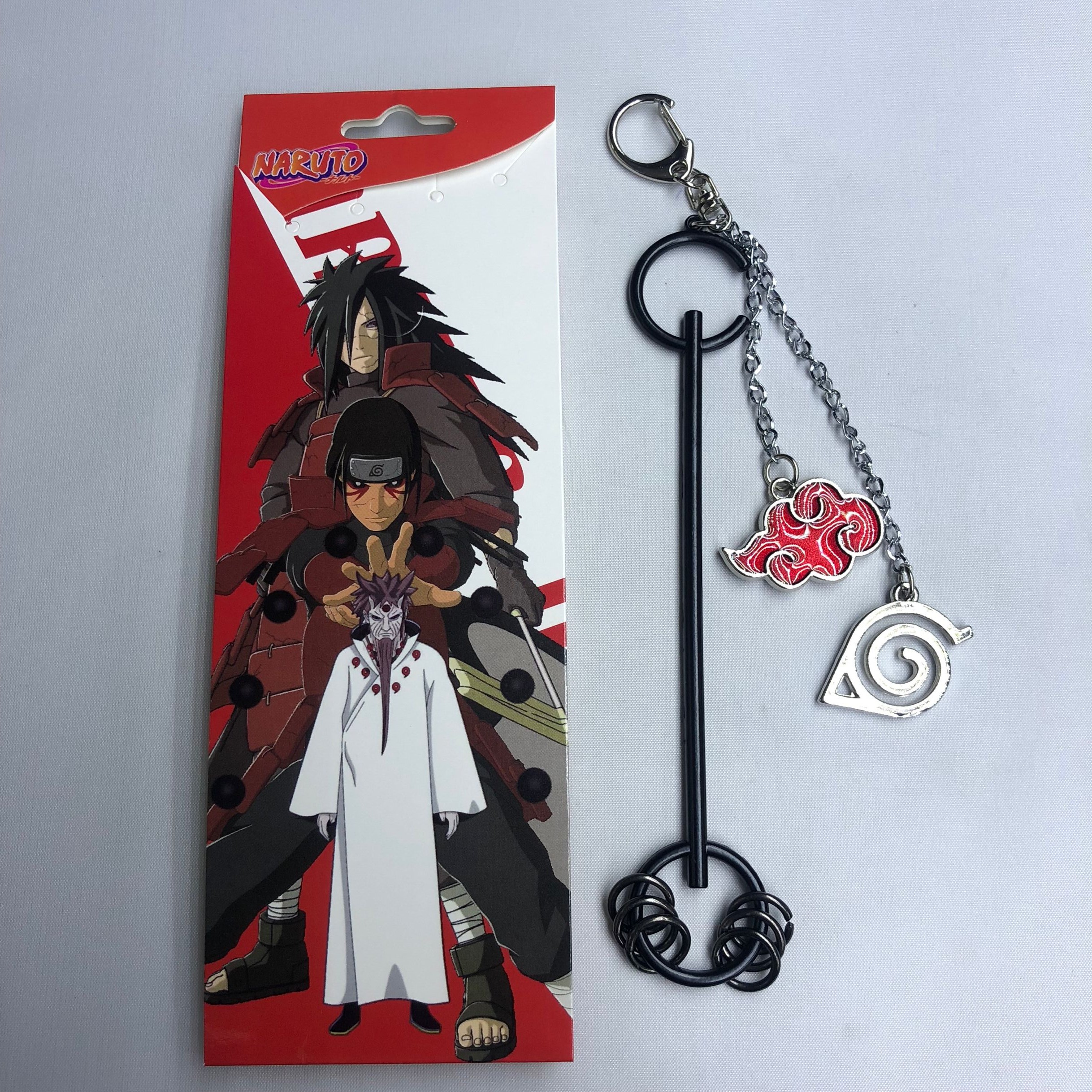 naruto anime weapon keychain