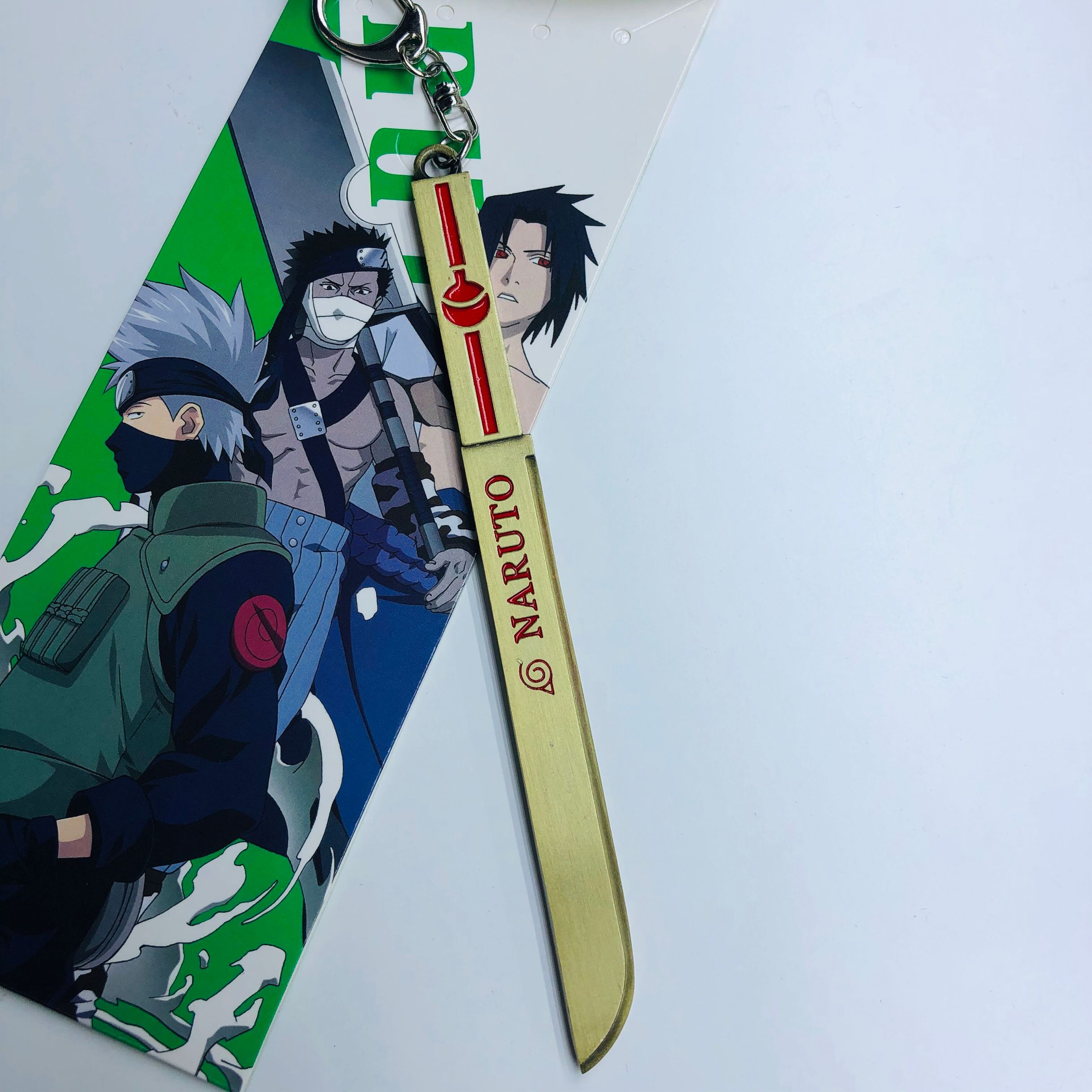 naruto anime weapon keychain