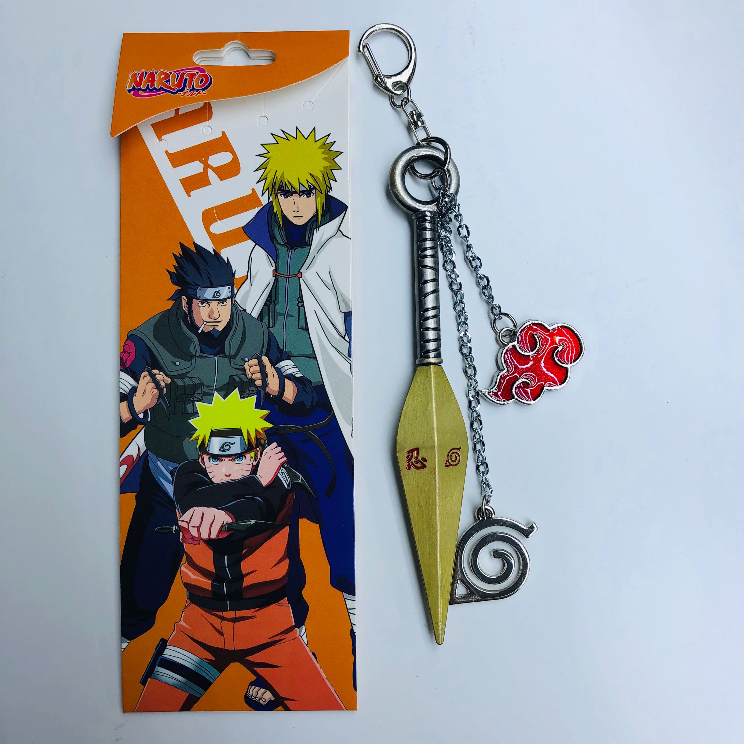 naruto anime weapon keychain