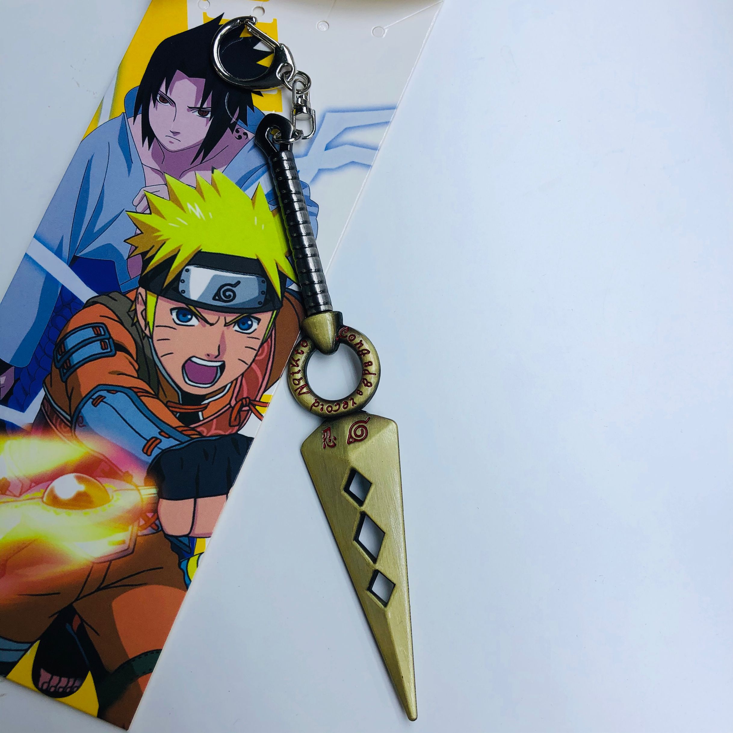 naruto anime weapon keychain