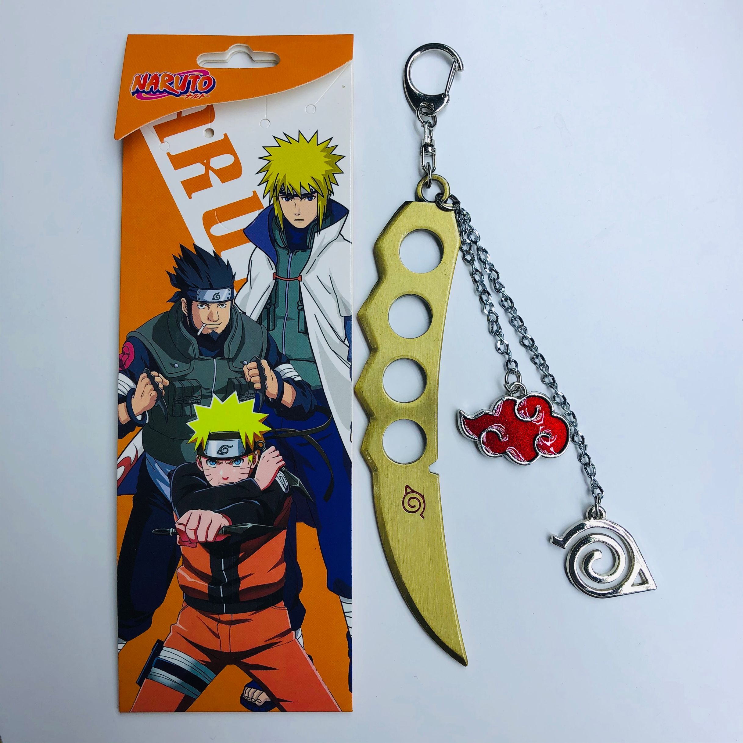 naruto anime weapon keychain