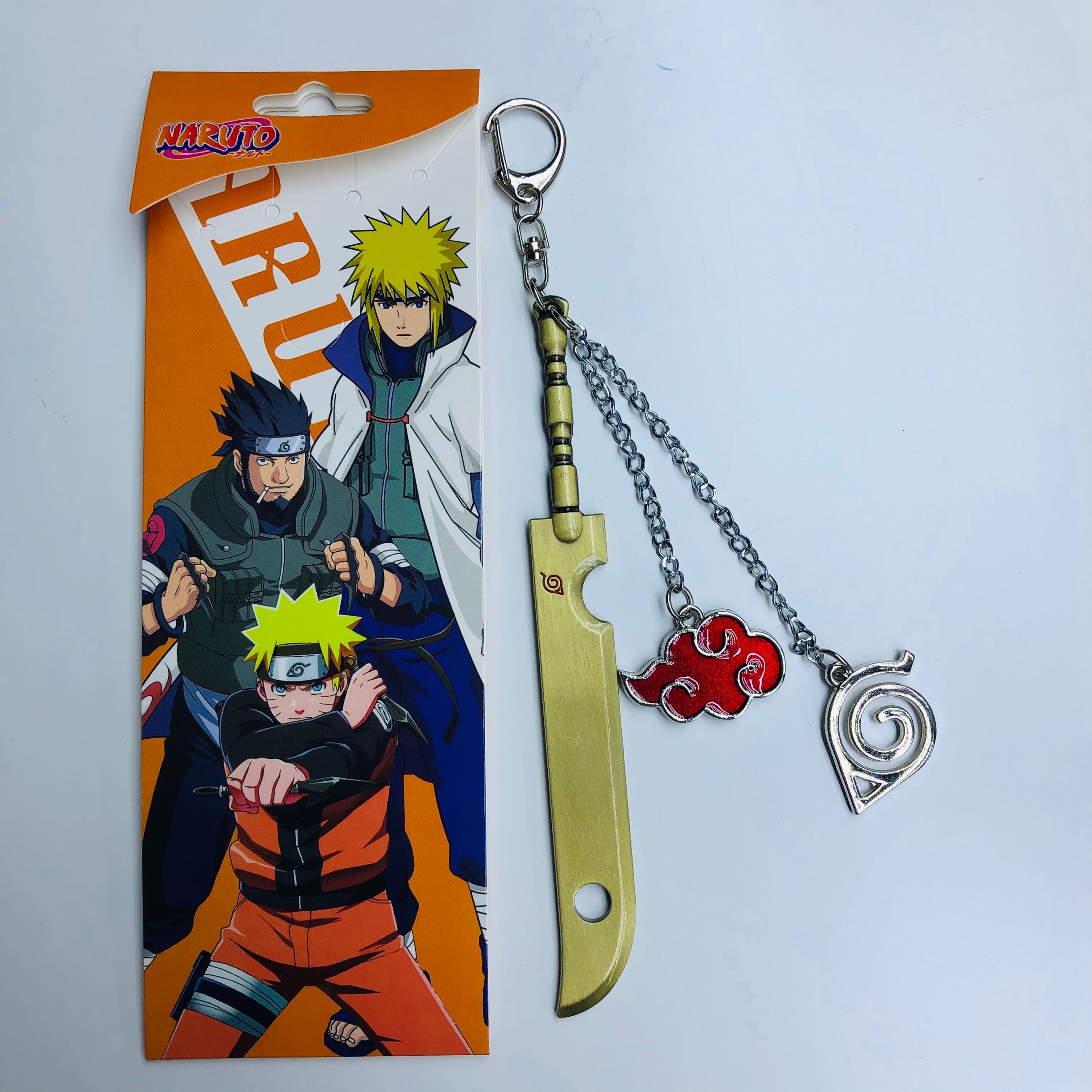 naruto anime weapon keychain