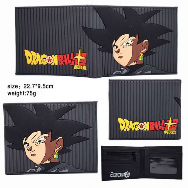 Dragon Ball Son Goku Short Bi-Fold PVC Silicone Wallet 22.7X9.5CM 75G