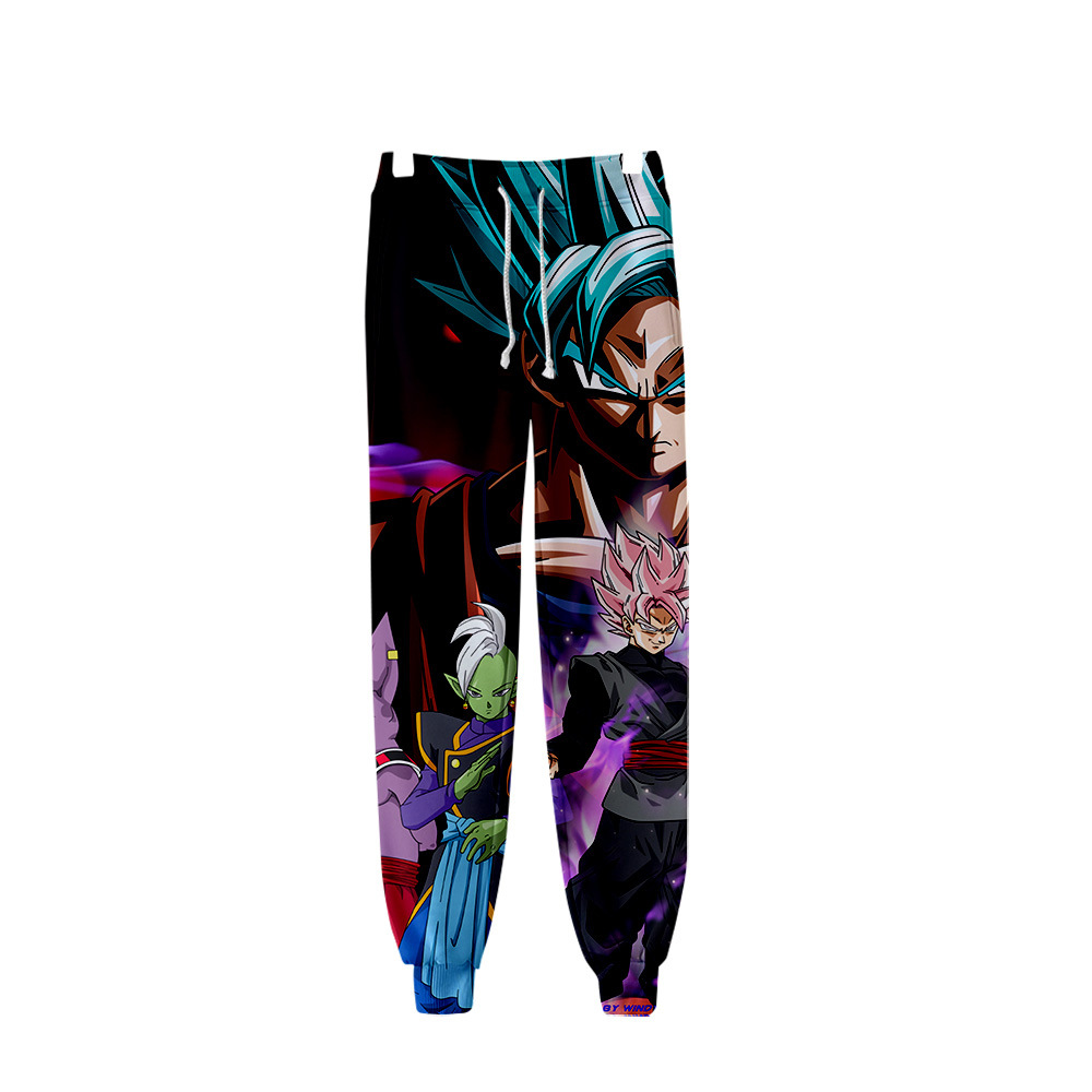 dragon ball anime 3d printed pants 2xs to 4xl