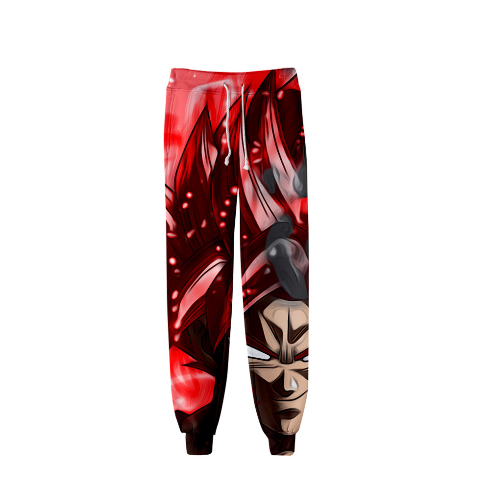 dragon ball anime 3d printed pants 2xs to 4xl