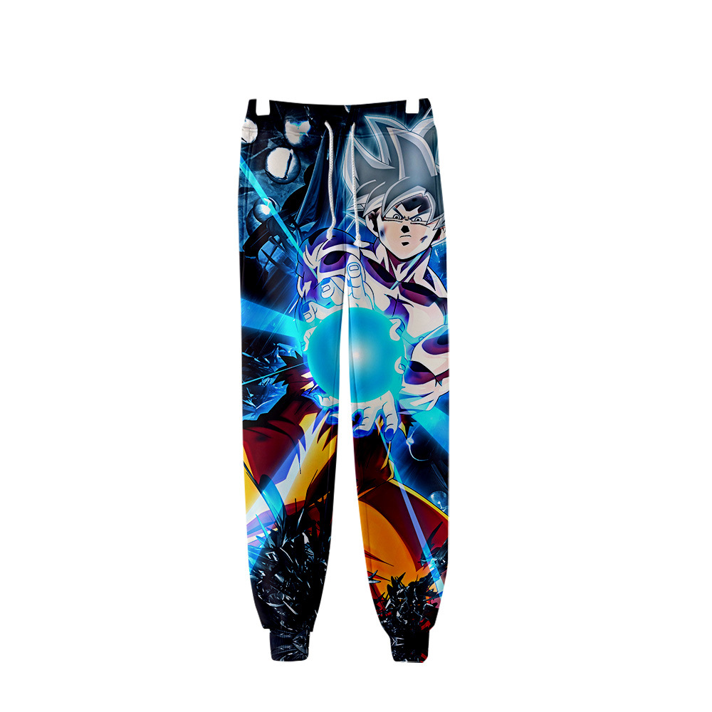 dragon ball anime 3d printed pants 2xs to 4xl