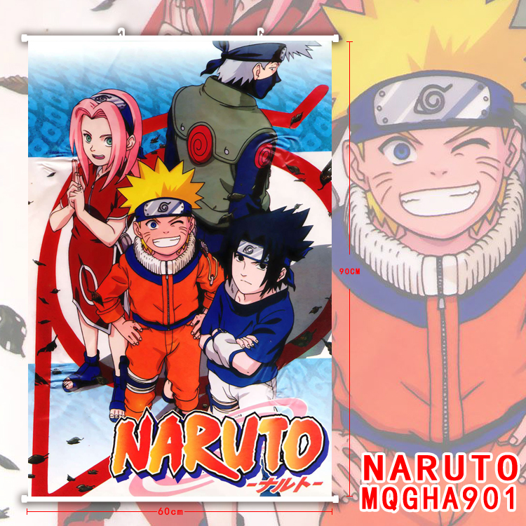 naruto anime wallscroll 60*90cm