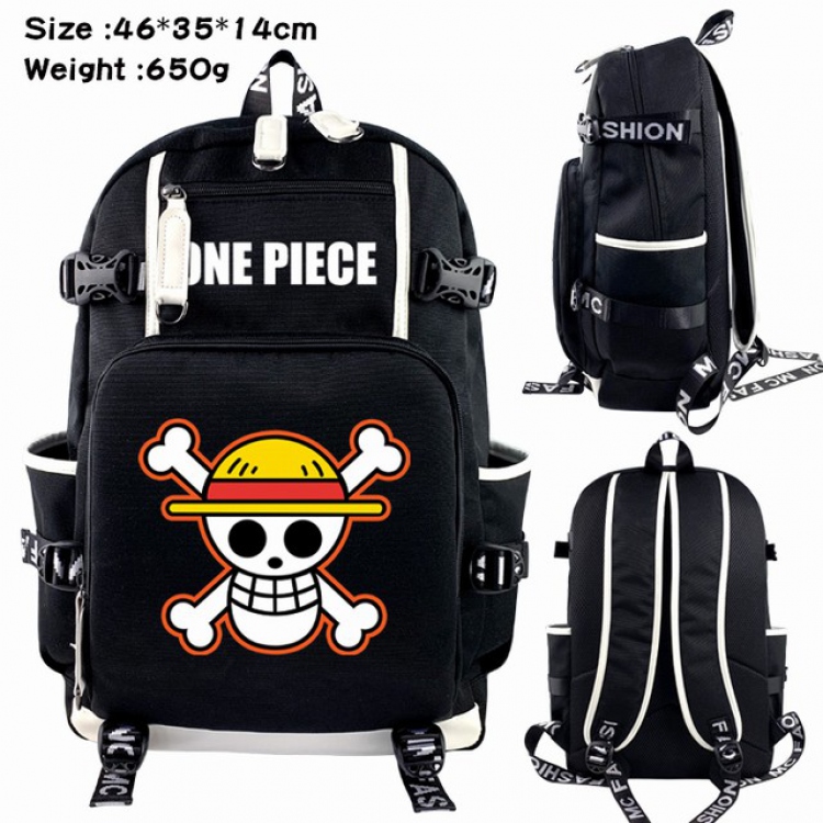One Piece Luffy Anime Backpack Student Backpack School Bag 46X35X14CM 650G