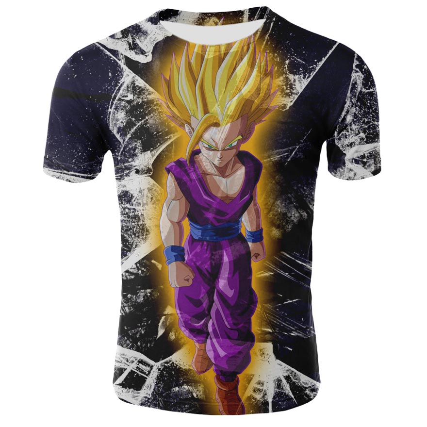 dragon ball anime 3d printed tshirt 2xs to 4xl