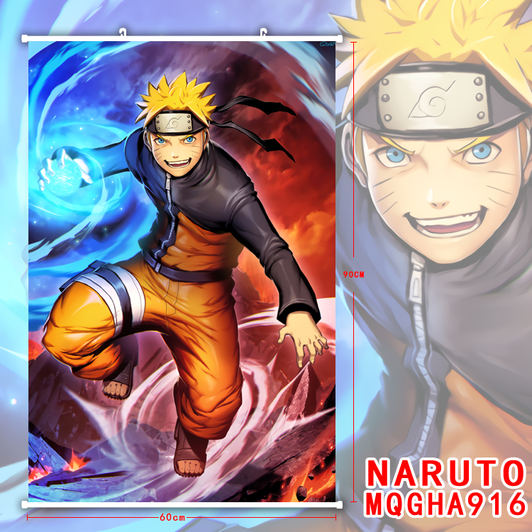 naruto anime wallscroll 60*90cm