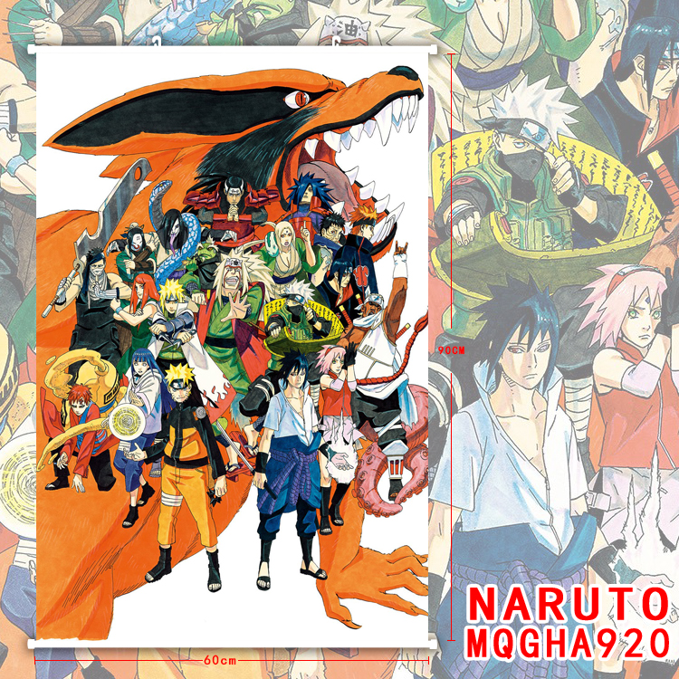 naruto anime wallscroll 60*90cm