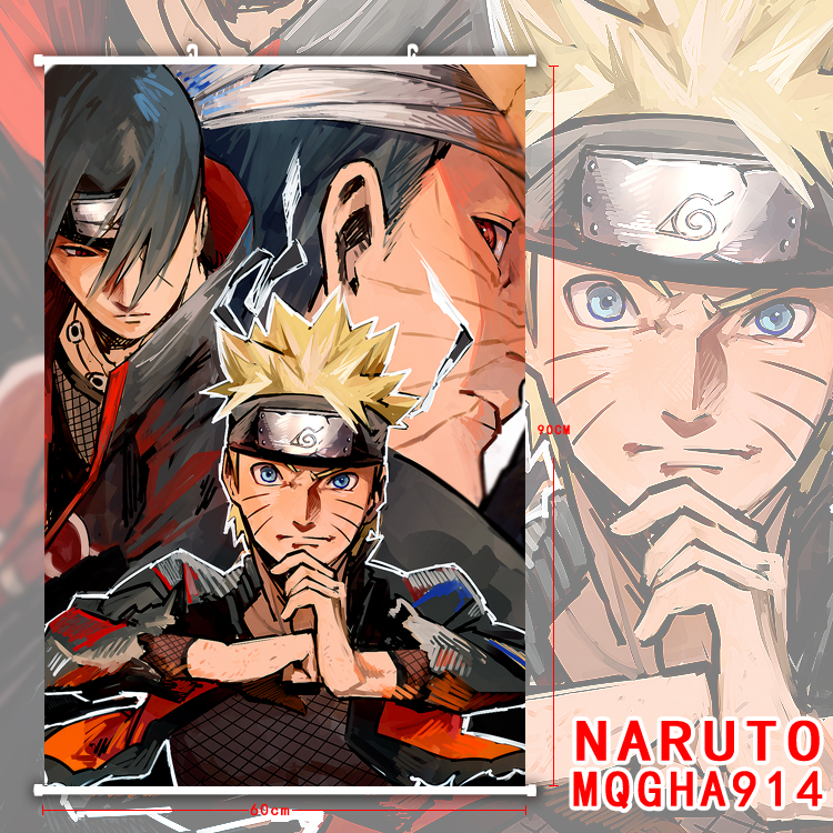 naruto anime wallscroll 60*90cm