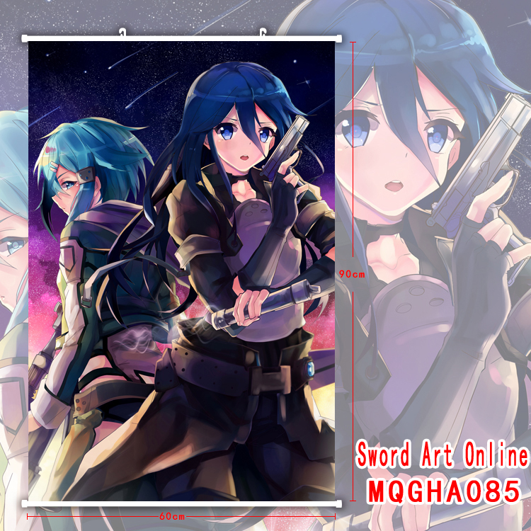 sword art online anime wallscroll 60*90cm