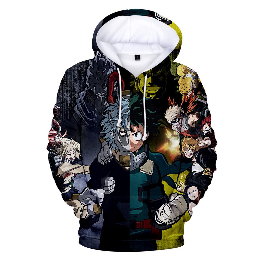 my hero academia anime hoodie 2xs to 4xl