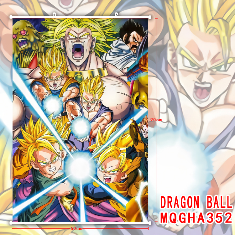 dragon ball anime wallscroll 60*90cm