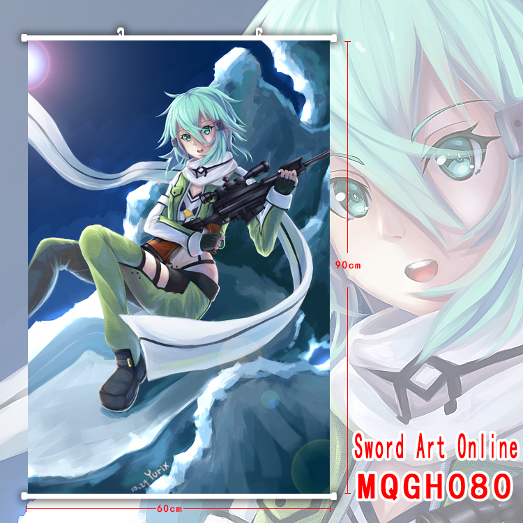 sword art online anime wallscroll 60*90cm