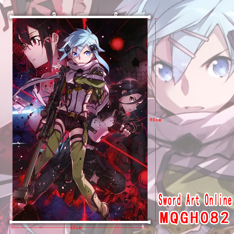 sword art online anime wallscroll 60*90cm