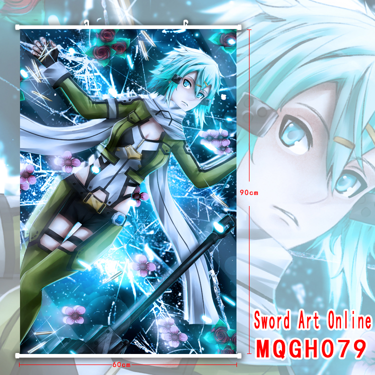 sword art online anime wallscroll 60*90cm