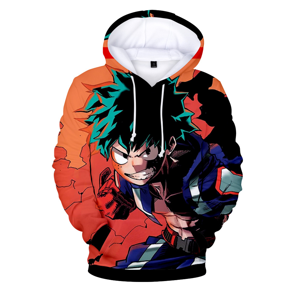 my hero academia anime hoodie 2xs to 4xl