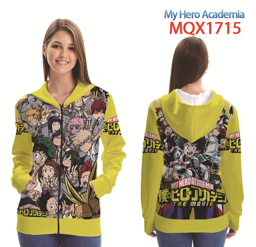 my hero academia anime hoodie 2xs to 4xl