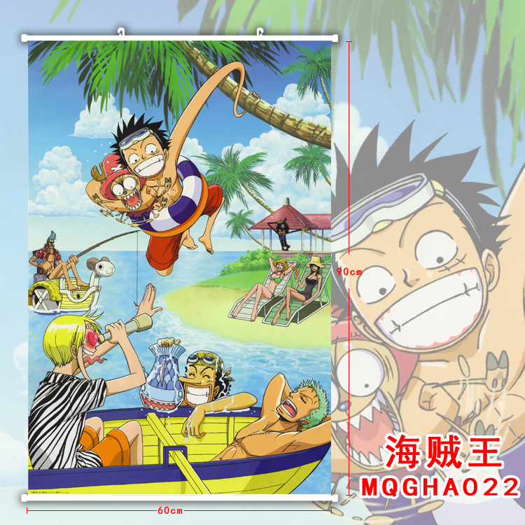 one piece anime wallscroll 60*90cm