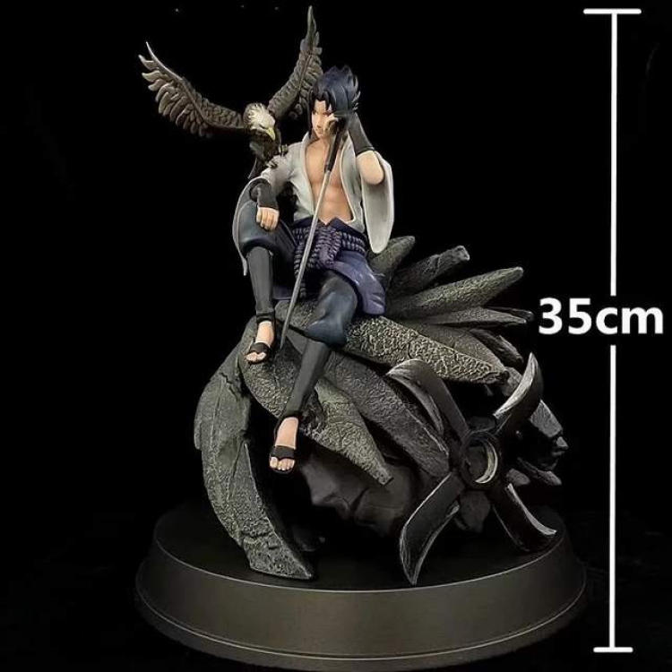 Naruto Hawk Sasuke Boxed Figure Decoration Model 35CM 1.9KG Color box size:27X35X42CM a box of 6