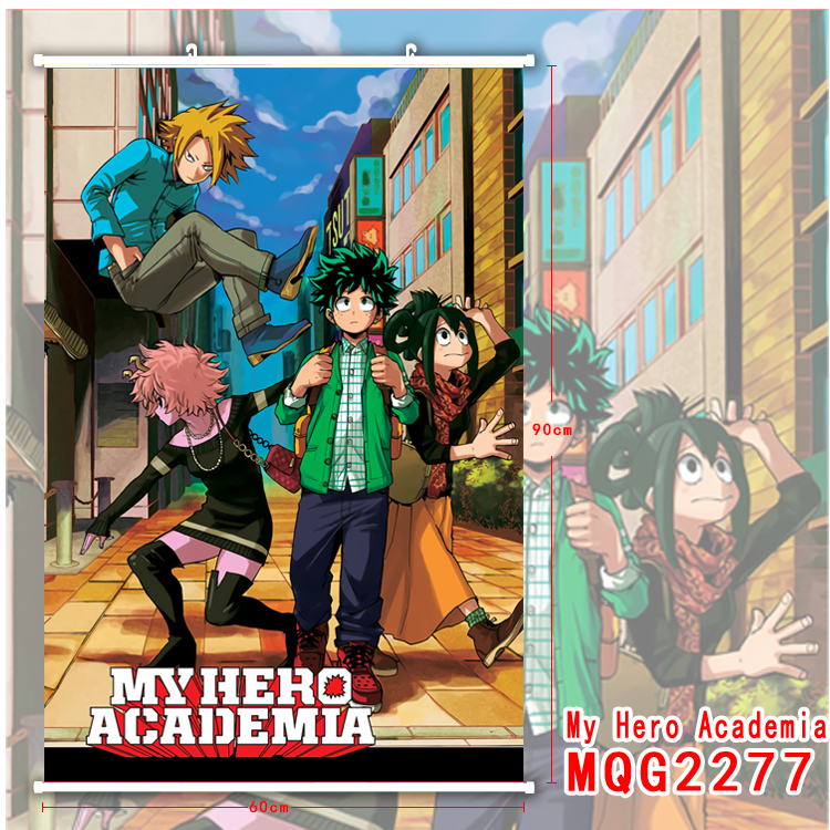 my hero academia anime wallscroll 60*90cm