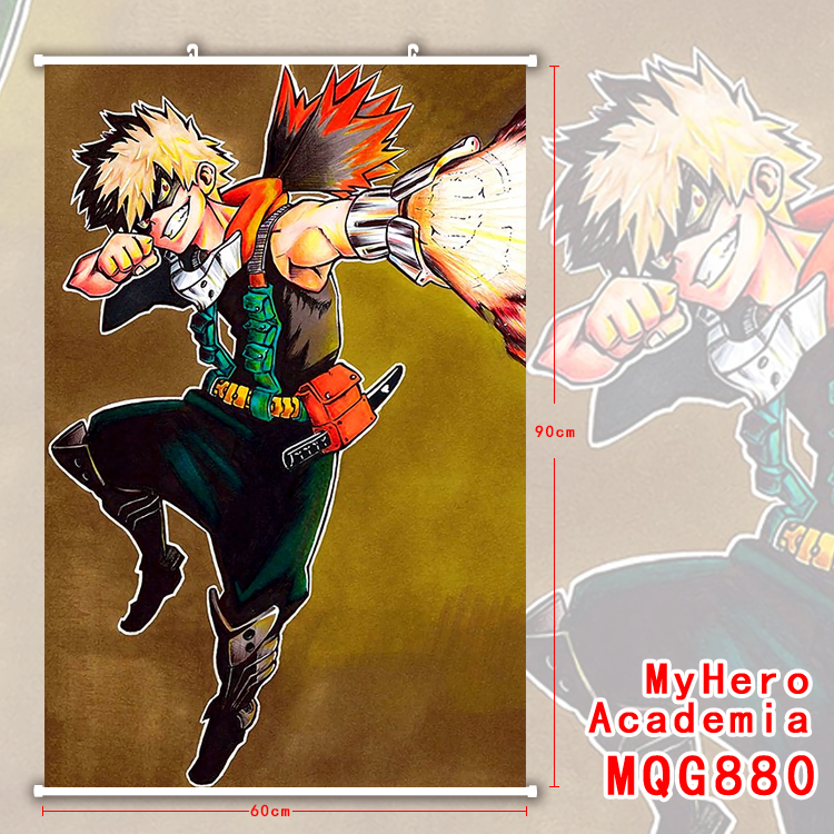 my hero academia anime wallscroll 60*90cm