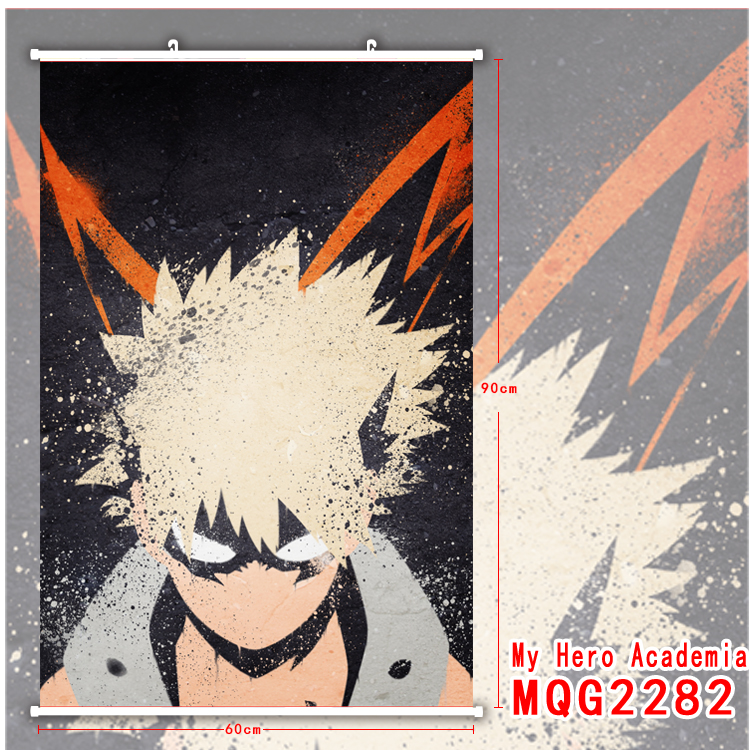 my hero academia anime wallscroll 60*90cm