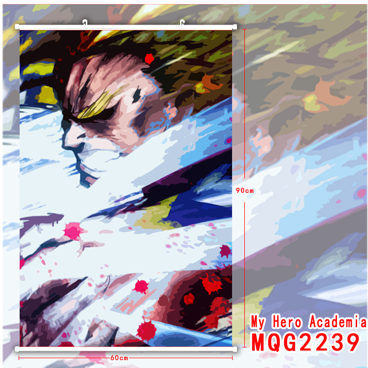 my hero academia anime wallscroll 60*90cm