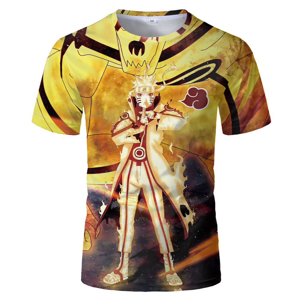 naruto anime 3d printed tshirt 2xs to 4xl