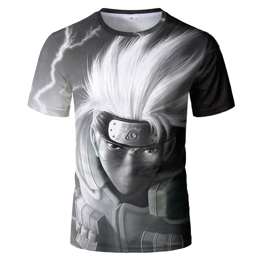 naruto anime 3d printed tshirt 2xs to 4xl