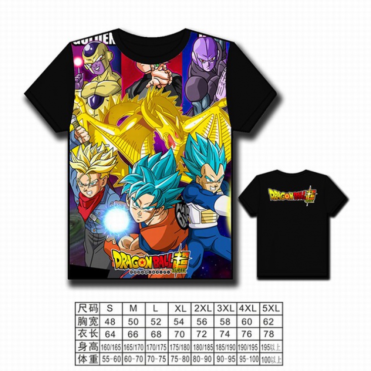 Dragon Ball Full color printed short-sleeved T-shirt S M L XL 2XL 3XL 4XL 5XL