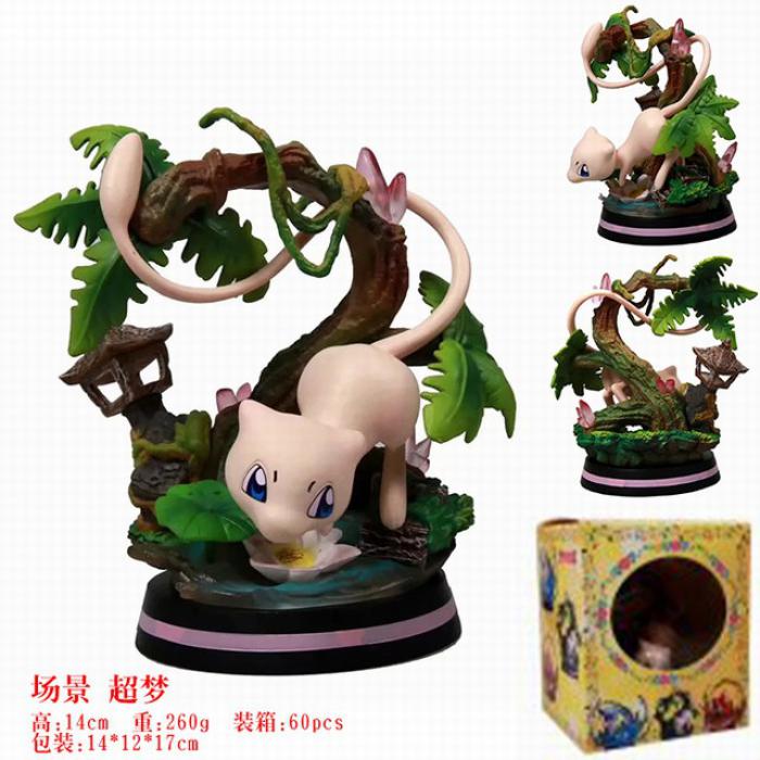 Pokemon Mewtwo Boxed Figure Decoration Model 14CM 260G 14CM 260G a box of 60