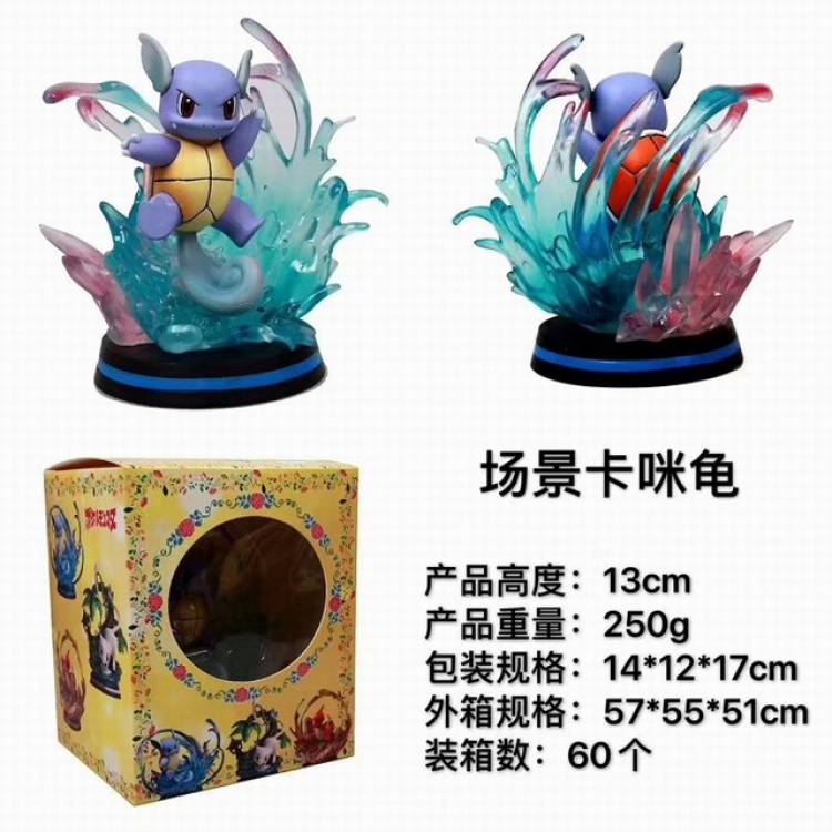 Pokemon Wartortle Boxed Figure Decoration Model 13CM 250G a box of 60