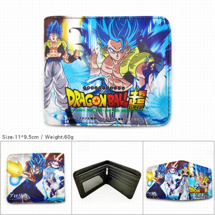Dragon Ball Super Short color picture two fold wallet 11X9.5CM 60G-HK-570