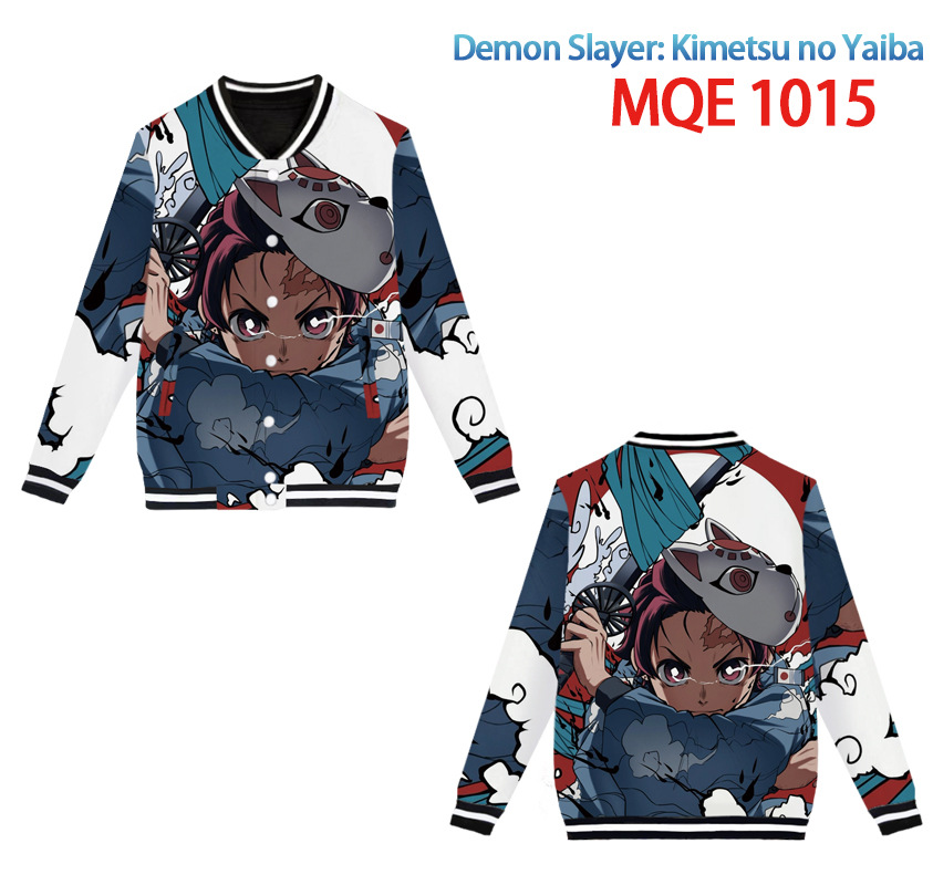 demon slayer anime 3d printed baseball hoodie xs to 4xl