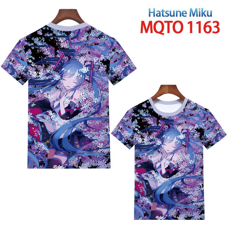 miku hatsune anime 3d printed tshirt 2xs to 4xl